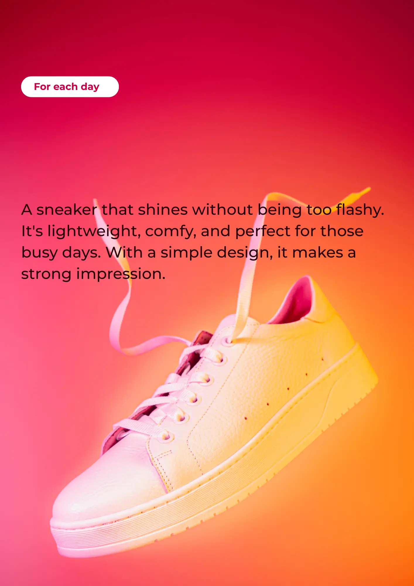 Englischer Produktkatalog Schuhe