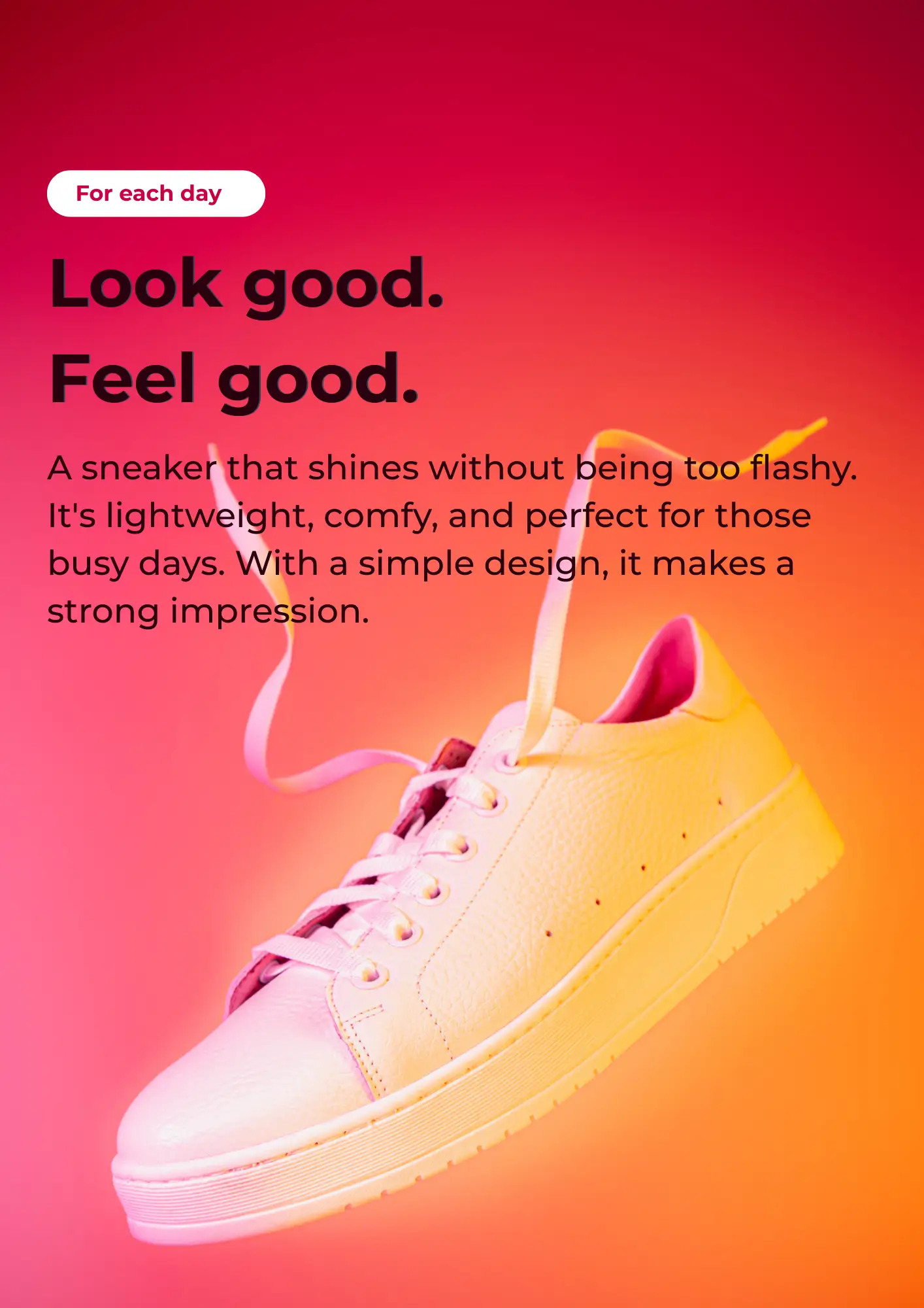 Englischer Produktkatalog Schuhe