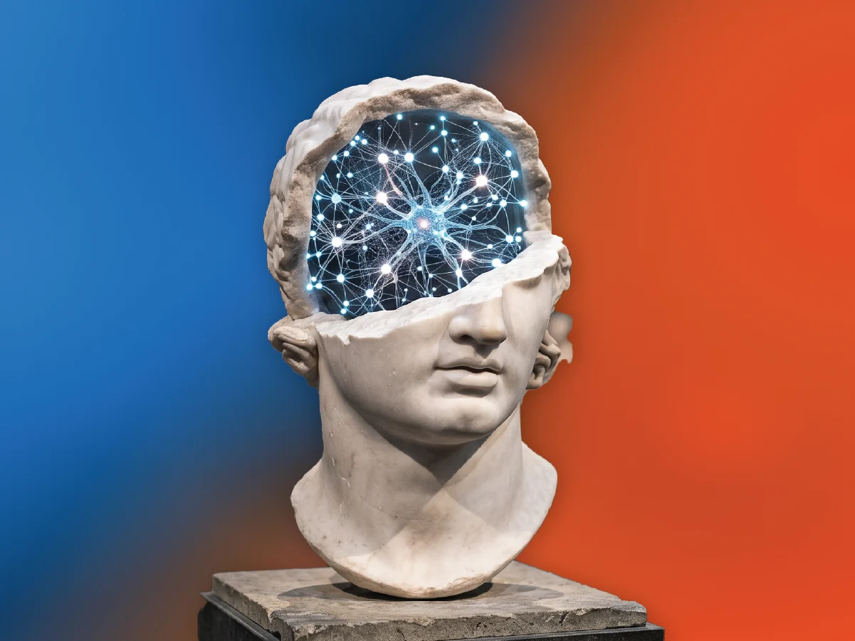 AI-Übersetzer überträgt Text mit künstlicher Intelligenz in andere Sprachen